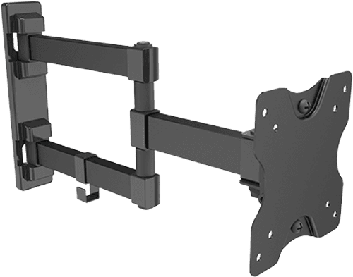 זרוע דו מפרקית מאלומיניום VESA 100/75 up to 27 and 15kg
