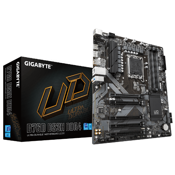 לוח Gigabyte B760 DS3H DDR4 ATX PCIE 4.0 DP HDMI LGA1700
