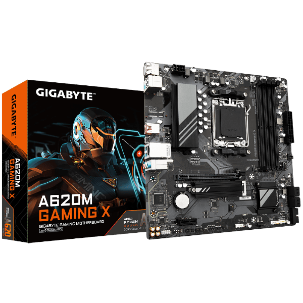 לוח אם Gigabyte A620M GAMING X AMD AM5 Micro-ATX