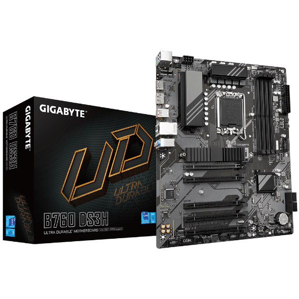לוח אם אינטל Gigabyte B760 DS3H DDR5 ATX DP HDMI LGA1700