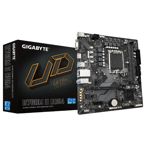 לוח למעבדי אינטל Gigabyte B760M H DDR4 Micro Atx LGA1700
