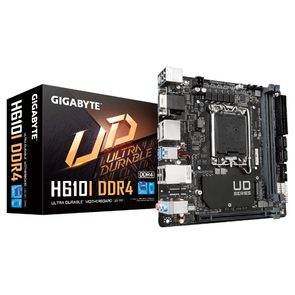 לוח אם Gigabyte H610i DDR4 Mini-ITX LGA1700 VGA HDMI 2XDP