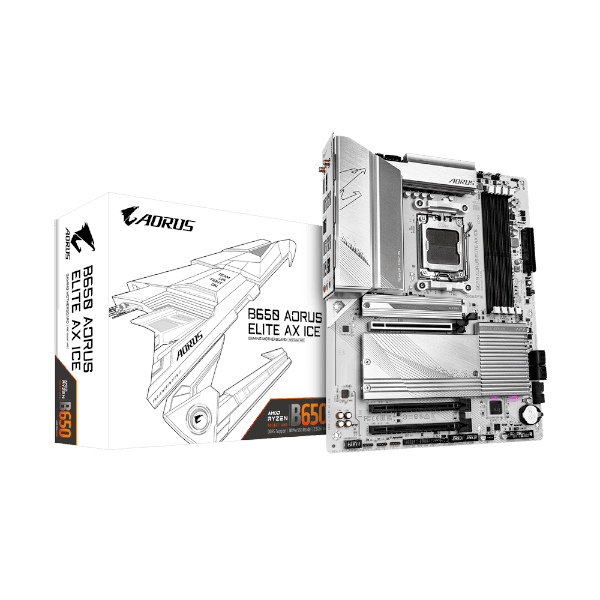 לוח Gigabyte B650 A ELITE AX ICE ATX AM5 WIFI BT PCIE5.0 White