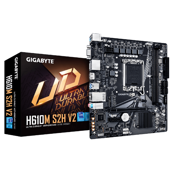 לוח למעבדי אינטל Gigabyte H610M S2H V2 Micro-ATX DDR5