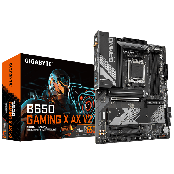 לוח Gigabyte B650 Gaming X AX V2 ATX WIFI BT AMD Zen4 AM5 DDR5