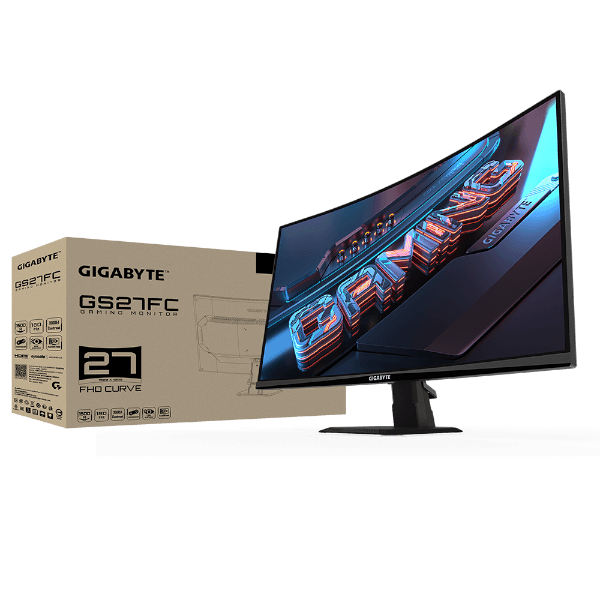 מסך גיימינג קעור Gigabyte GS27FC FHD VA 1MS HDR Ready 180Hz