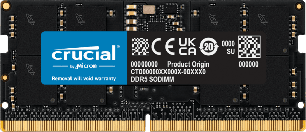 זכרון לנייד Crucial 16GB DDR5-5600 C46 SODIMM
