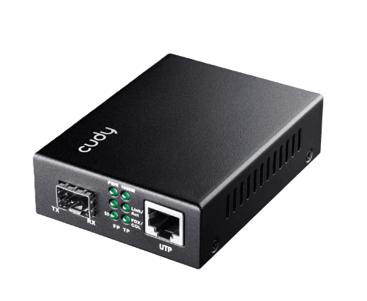 ממיר חיבור רשת אופטי CUDY Gigabit Media Converter MC220