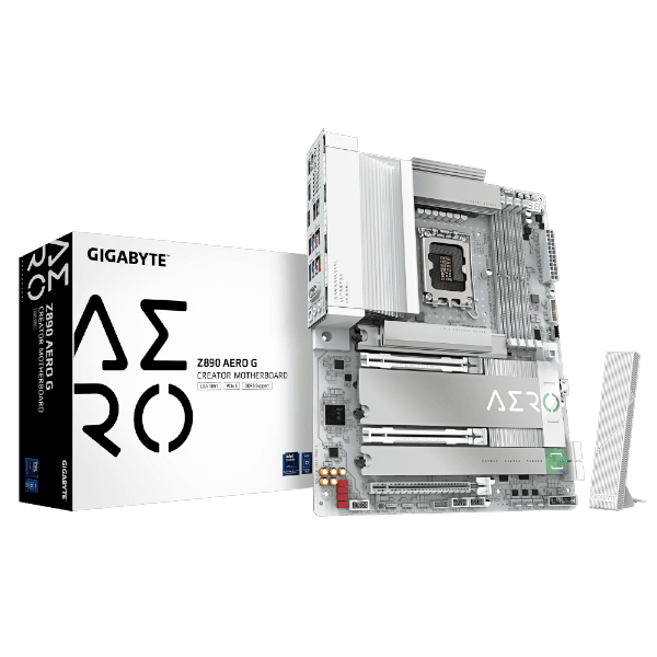 לוח לאינטל דור 15 Gigabyte Z890 AERO G DUAL 2.5 Lan 5Xm.2 TB4