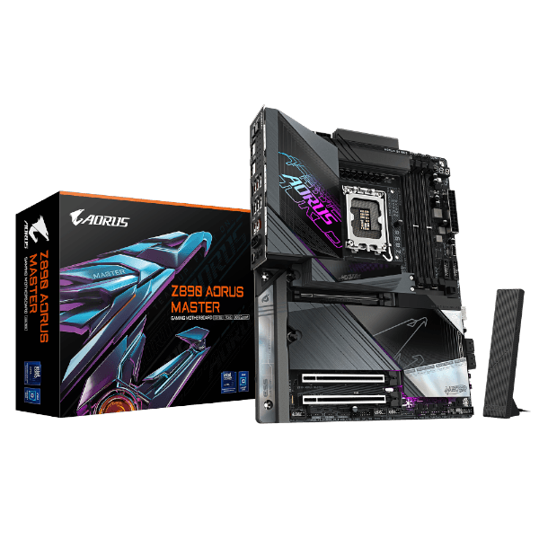 לוח לאינטל דור 15 Gigabyte Z890 AORUS MASTER 10GBE LAN WIFI7 ATX