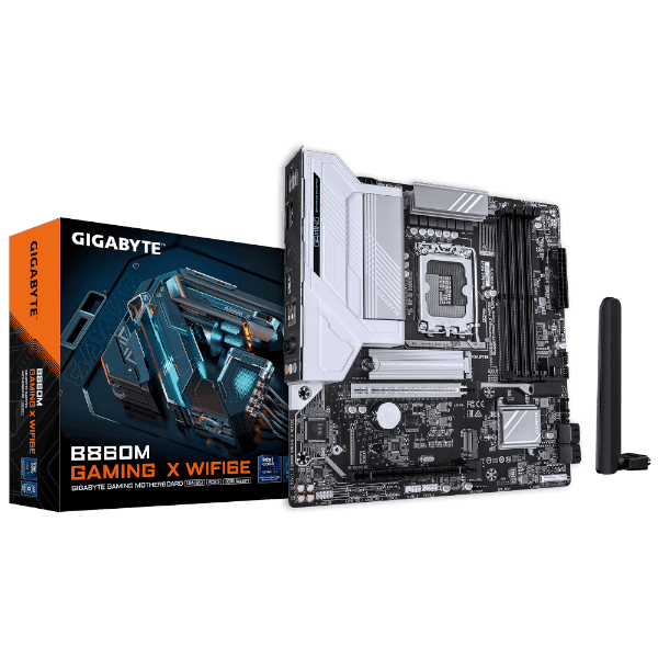 לוח למעבד דור 15 Gigabyte B860M GAMING X WIFI6E ATX 2.5GB LAN