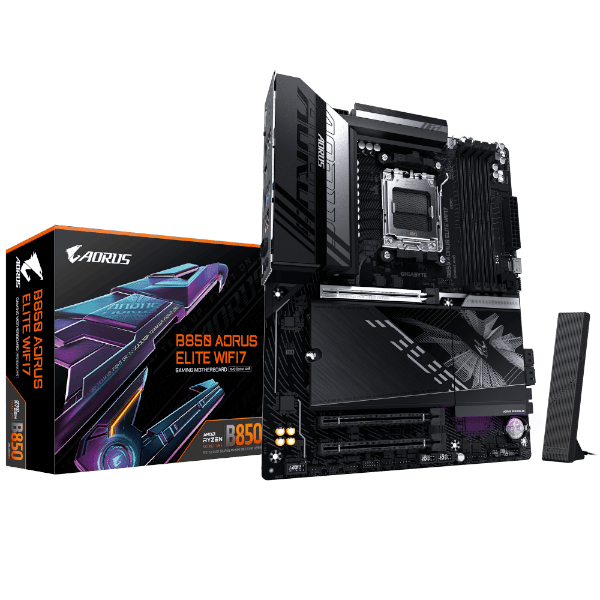 לוח אם GIGABYTE B850 AORUS ELITE WIFI7 ATX DDR5 AM5 BT 2.5GBE LAN