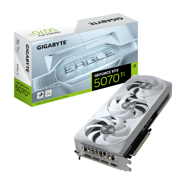 כרטיס מסך GIGABYTE GeForce RTX 5070 Ti EAGLE OC ICE SFF 16G