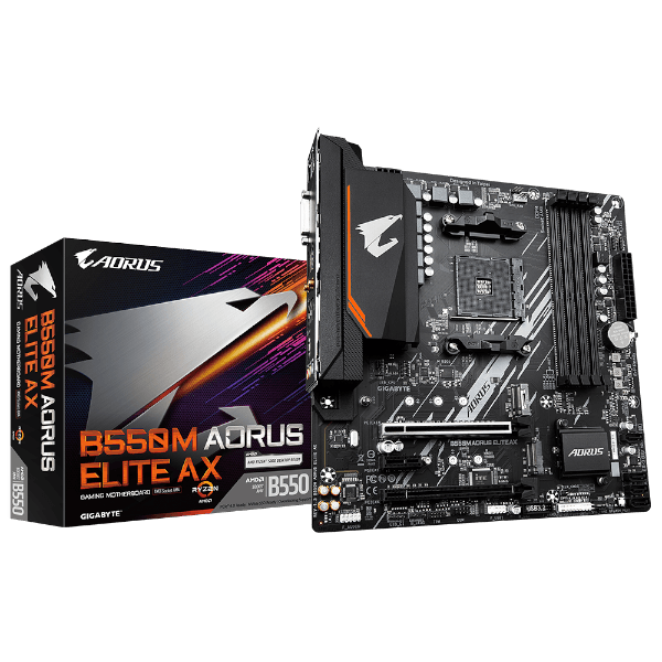 לוח אם למעבדי AMD AM4 Gigabyte B550M AORUS ELITE REV1.3