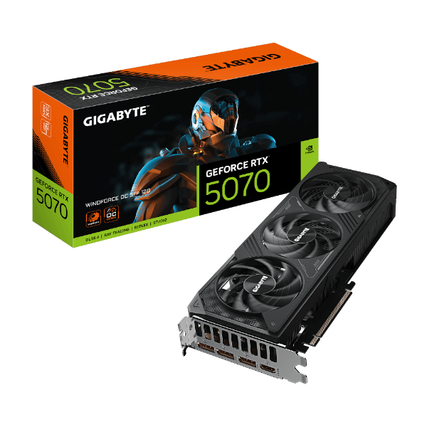 כרטיס מסך GIGABYTE GeForce RTX 5070 WINDFORCE OC SFF 12GB