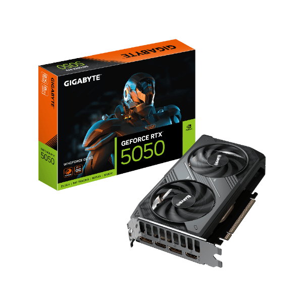 כרטיס מסך Gigabyte GeForce RTX 5050 WindForce OC 8GB 2xDP 2xHDMI