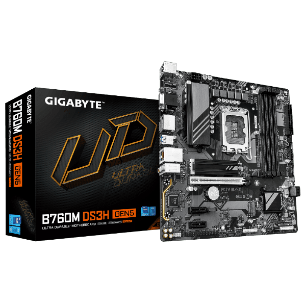 לוח Gigabyte B760M DS3H GEN5 M-ATX DDR5 DP HDMI LGA1700