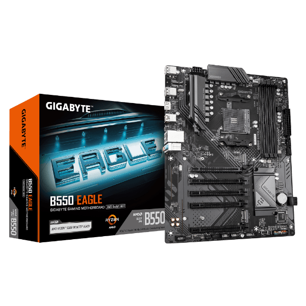 לוח אם למעבדי Gigabyte B550 EAGLE DDR4 ATX For AMD AM4