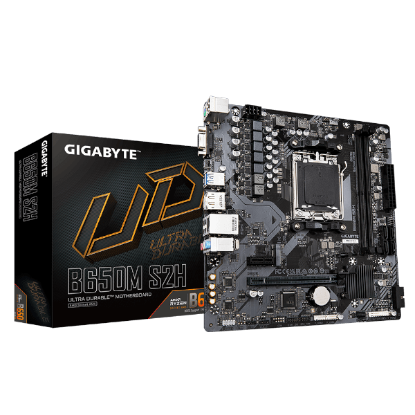 לוח Gigabyte B650M S2H 1.4 AM5 Micro-Atx DDR5 DP HDMI AMD