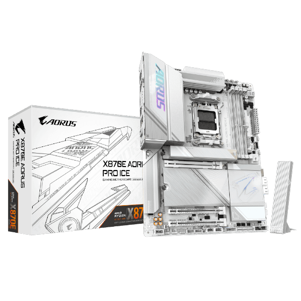 לוח אם GIGABYTE X870E AORUS PRO ICE X3D WIFI7 ATX DDR5 AM5