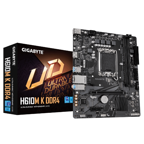 לוח אם GIGABYTE H610M K DDR4 M-ATX LGA1700 M.2 1GBE LAN
