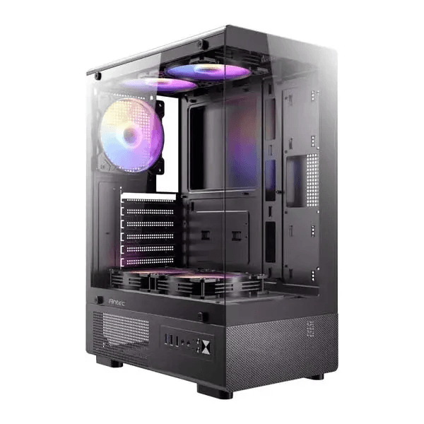 מארז Antec VCX300 ARGB Black Mid-Tower ATX 5x120mm Fans include