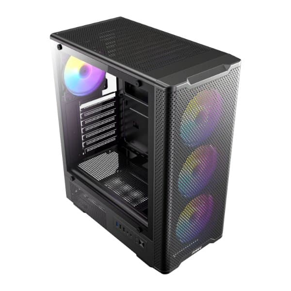 מארז Antec VX310 ARGB ATX Mid-Tower Tempered Glass 4x120mm Fans