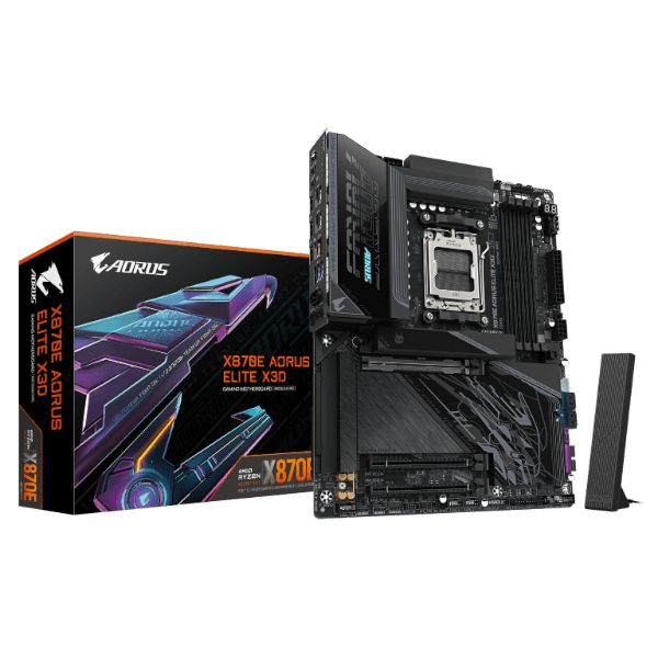 לוח אם Gigabyte X870E AORUS ELITE X3D DDR5 AM5 ATX WIFI7