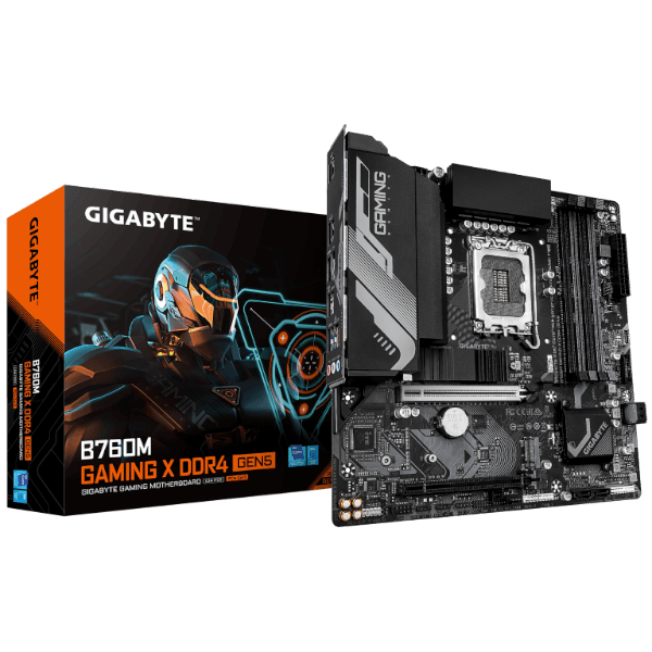 לוח Gigabyte B760M GAMING X DDR4 Gen 5 PCIE5.0 Micro-ATX LGA1700