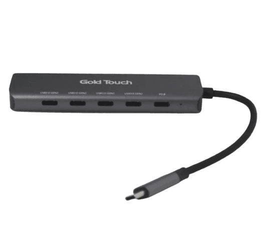 موزّع Gold-Touch USB 3.2 5-in-1 Type-c Hub PD