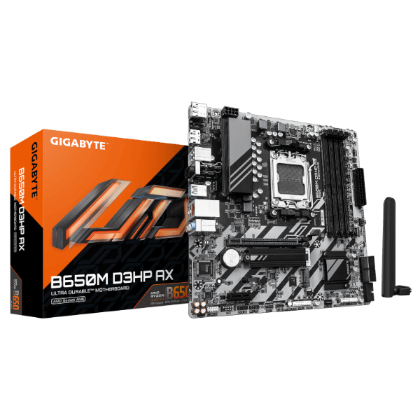 לוח אם Gigabyte B650M D3HP AX 1.3 DDR5 AM5 WIFI BT Micro-Atx