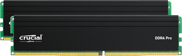 זכרון לנייח Kit 2X16GB 3200Mhz C22  Crucial Pro DDR4 32GB