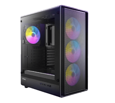 מארז Antec VX510 ARGB Mid-Tower Gaming Case ATX 4X120nn ARGB Fans