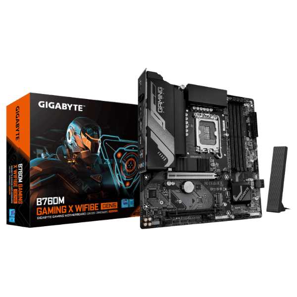 לוח אם Gigabyte B760M G X WF6E GEN5 DDR5 Micro-ATX 2.5GB Lan