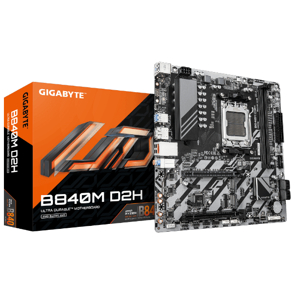 לוח אם Gigabyte B840M D2H 1.2 X3D DDR5 AM5 Micro-Atx