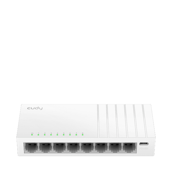 מתג ללא שנאי Cudy GS108U 8 Port GB Lan Type-C POWER