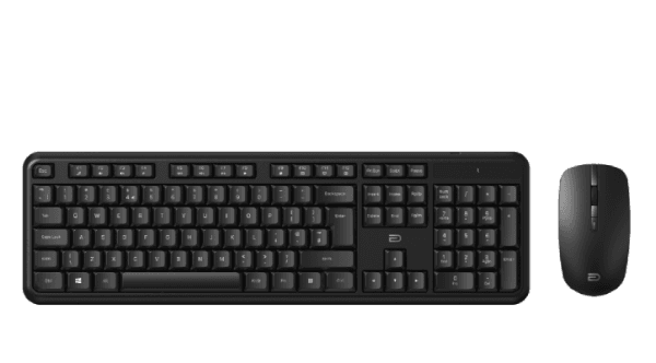 סט מקלדת ועכבר אלחוטי CUDY MK200 2.4Ghz Silent Keyboard And Mouse