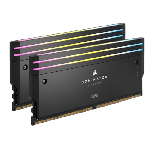 זכרון לנייח Corsair Dominator RGB 32GB 2X16 DDR5 6400MHz C32