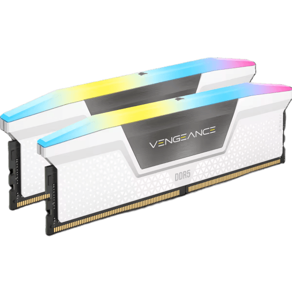 זכרון לבן לנייח Corsair Vengeance RGB 32GB 2X16 DDR5 6000MHz C30