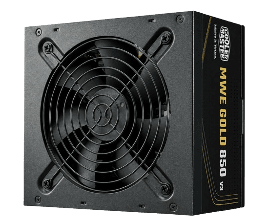 ספק כוח לא מודולרי Cooler Master MWE 80 Plus Gold 850 V3 850W