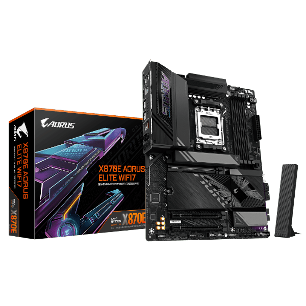 לוח אם GIGABYTE X870E AORUS ELITE WIFI7 1.3 ATX DDR5 AM5 2.5GBE