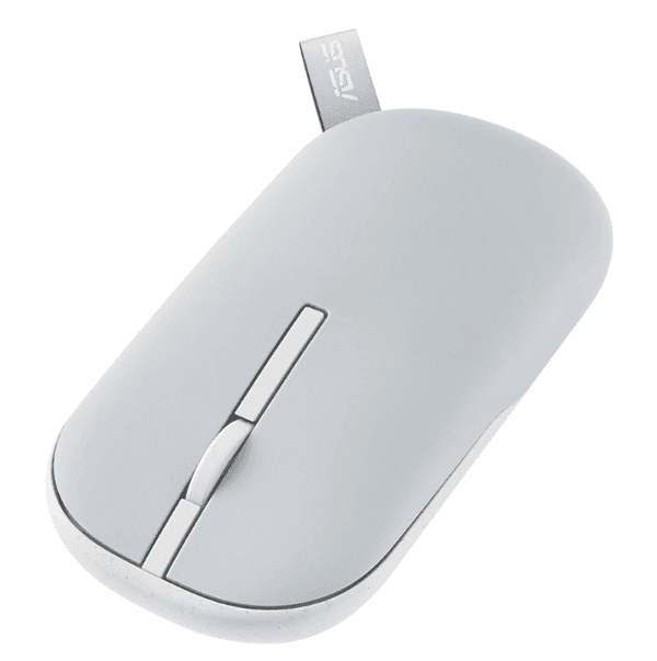עכבר אלחוטי שקט ASUS MD100 LITE GRAY BT 2.4GHz
