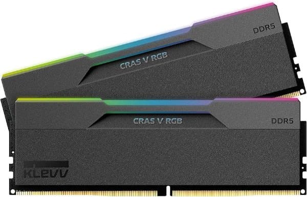 זיכרון לנייח KLEVV CRAS V RGB 32GB 2x16 DDR5 6400Mhz CL30
