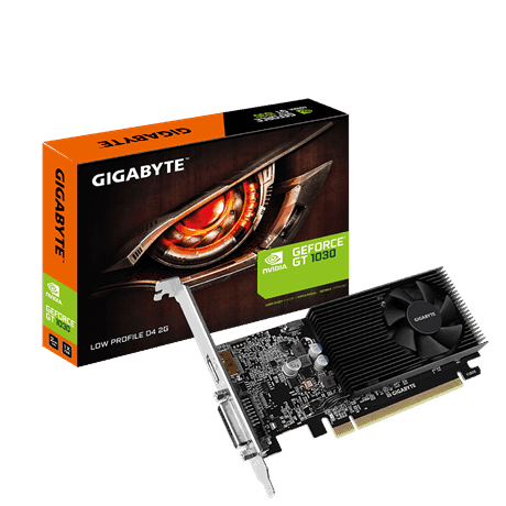 כרטיס מסך Gigabyte GT 1030 2GB DDR4 DVI HDMI Low Profile