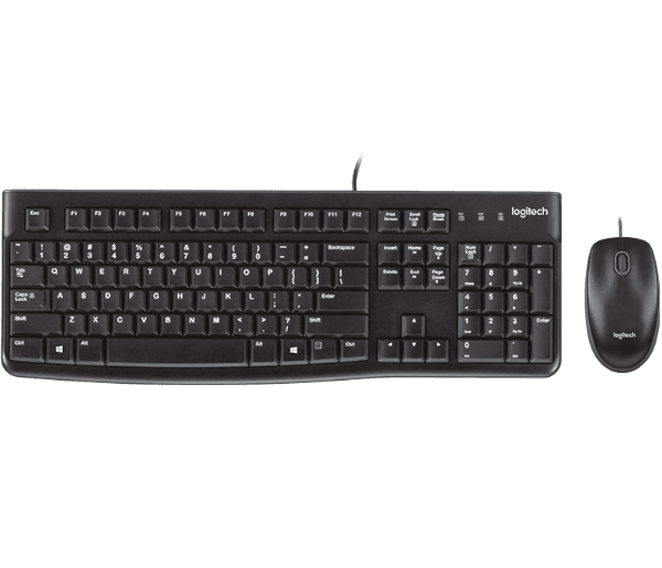 סט מקלדת ועכבר חוטי Logitech MK120