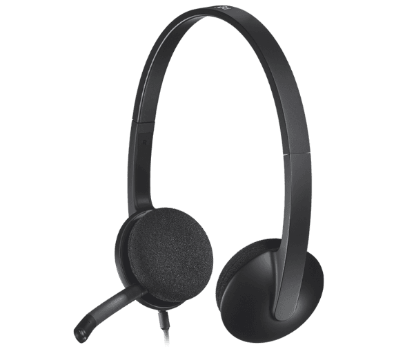 אוזניות Logitech USB Headset H340 With Microphone